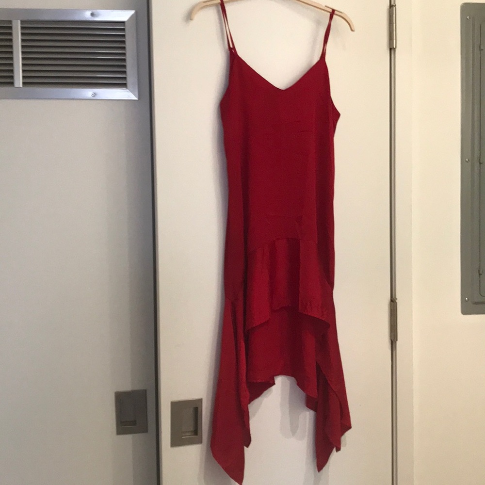 The Fifth Label silk bias cut asymmetrical midi